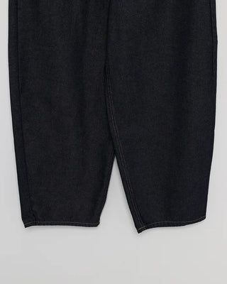 Studded pocket balloon denim pants