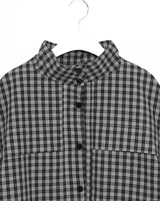 Checked string jacket