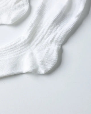 Ribbon sheer knee socks