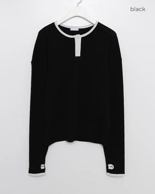 Fingerhole waffle cut and sew