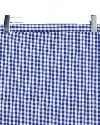 Gingham check maxi skirt