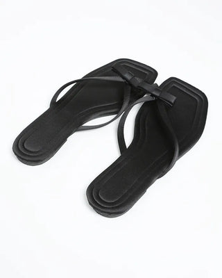 Ribbon strap sandals