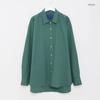 Oversized cotton shirt