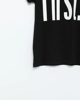 First Lettering Half T-Shirt
