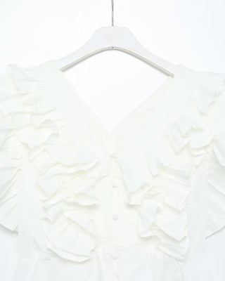 Big volume ruffle top