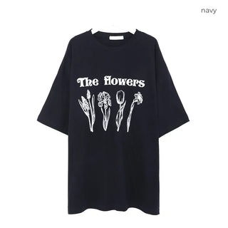 Flower print T-shirt