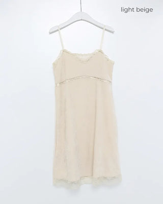 Lace layered bustier dress