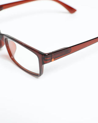 Square acrylic frame glasses