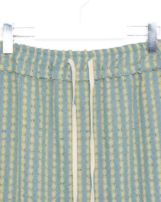 Washed stripe maxi skirt