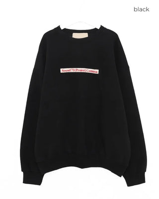 (Unisex) Front Taping Logo Sweatshirt