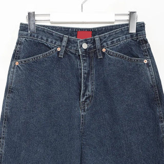 Carpenter wide denim pants