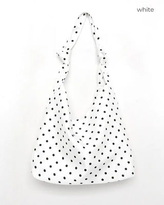 Polka Dot Tote Shoulder Bag
