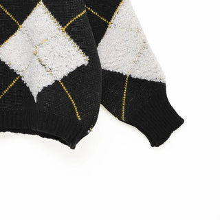 Blackton Argyle Round Knit