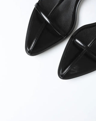 Strappy pointed-toe sandals