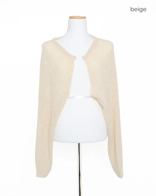 Cropped bolero cardigan