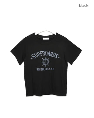 Marine print lettering T-shirt