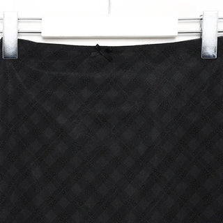 Checked midi skirt