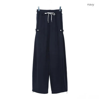 Side-button sweatpants