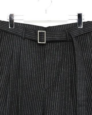 Striped belt slacks