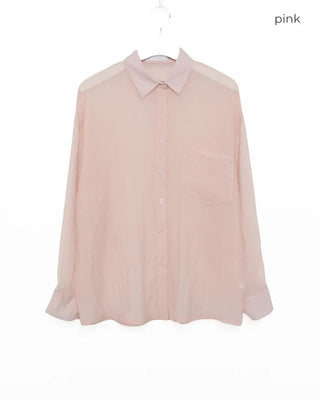 Sheer Loose Fit Shirt