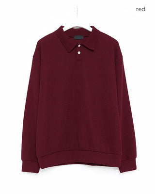 Two-button collar shirt