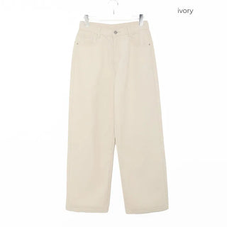 Cotton wide-leg pants