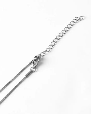 Cubic Star Silver Necklace