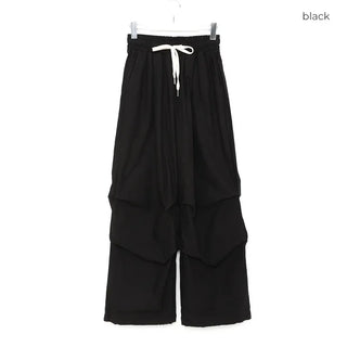 (Unisex) Wide Fit Pintuck Pants
