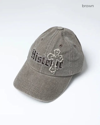 Old English Cross Patch Cap