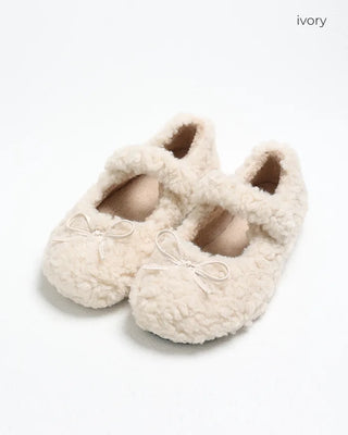 Boa Ribbon Flat Shoes