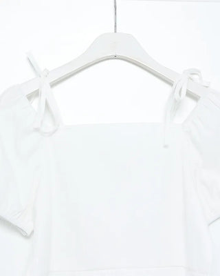 2-way ribbon strap blouse