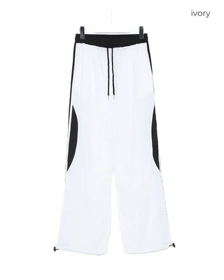 Side Round Point Windbreaker Pants