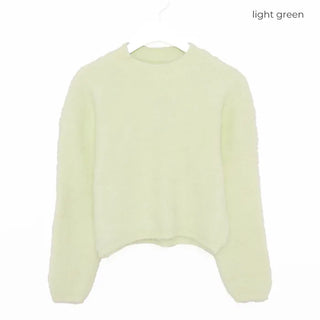 Angora style round knit
