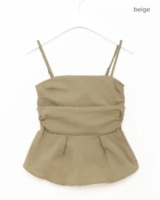 Drape bustier blouse