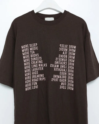 Arch Lettering Loose Half T-Shirt