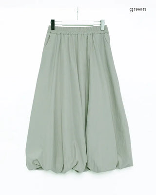 Balloon bunning long skirt