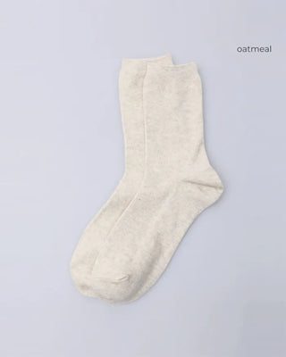 Warm-colored simple socks