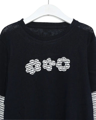 Flower Logo Layered T-Shirt