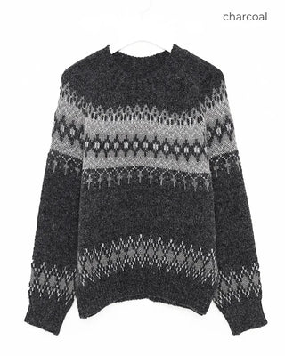 Nordic pattern knit