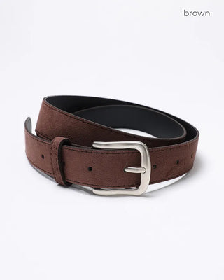 Suede square belt
