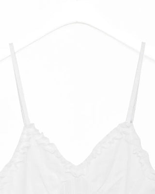 Frilled camisole mini dress