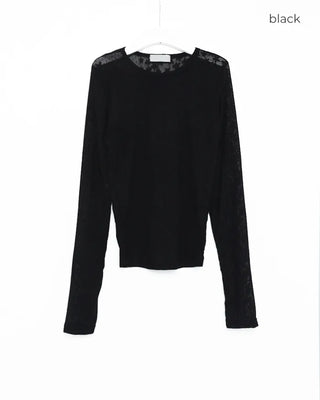 Star See-Through Slim Feed T-Shirt