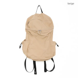 Casual zippered backpack