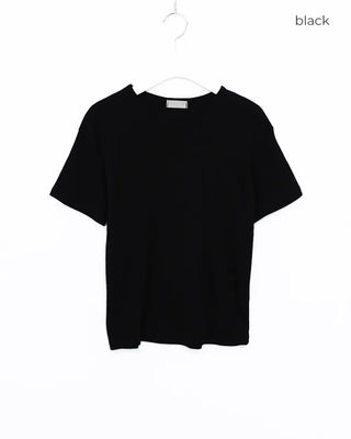 Basic Round Short-Sleeve T-Shirt