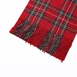 Checkered fringe muffler