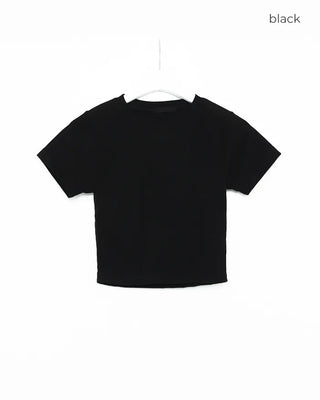 Cropped soft t-shirt