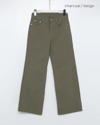 Wide cotton pants