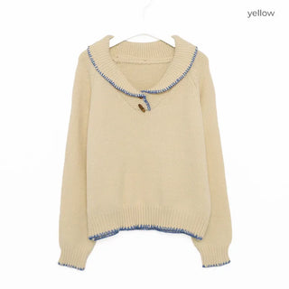Toggle button knit