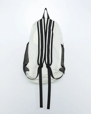 Nylon backpack with side pockets