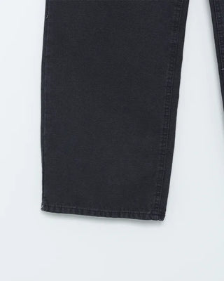 Cotton Wash Curved Pants